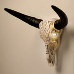Carved Cow Skull