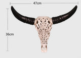 Carved Cow Skull