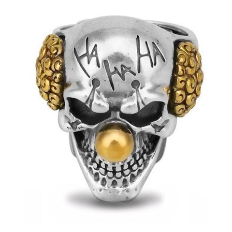 Clown Skull Ring (Steel)