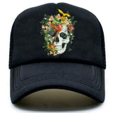 Flower Skull Hat