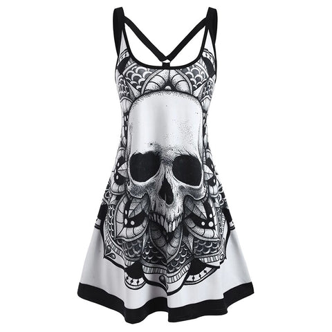 ladies skull dressing gown Adult Sugar Skull Bride Costume, White, Small