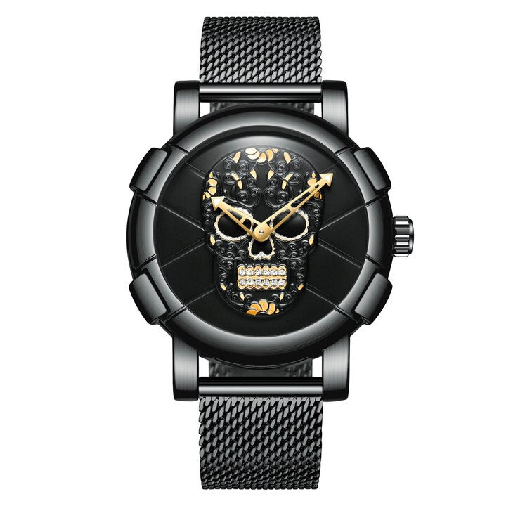 Aluminum Shell Rocking. Watch Rock Man Watch – American Skulls
