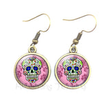 Mexican Skull Earrings