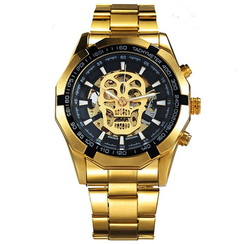 Gold Skull Watch