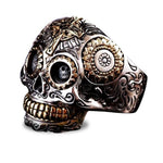 Mexican Skull Ring (Silver)
