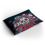 Mexican Skull Rose Duvet Cover