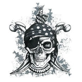 Pirate Temporary Tattoo