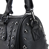 Gothic Studded Skull Handbag