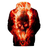 Skull Flame Sweater