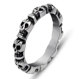 Small Skull Ring (Steel)