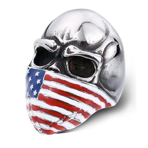 US Flag Ring (Steel)